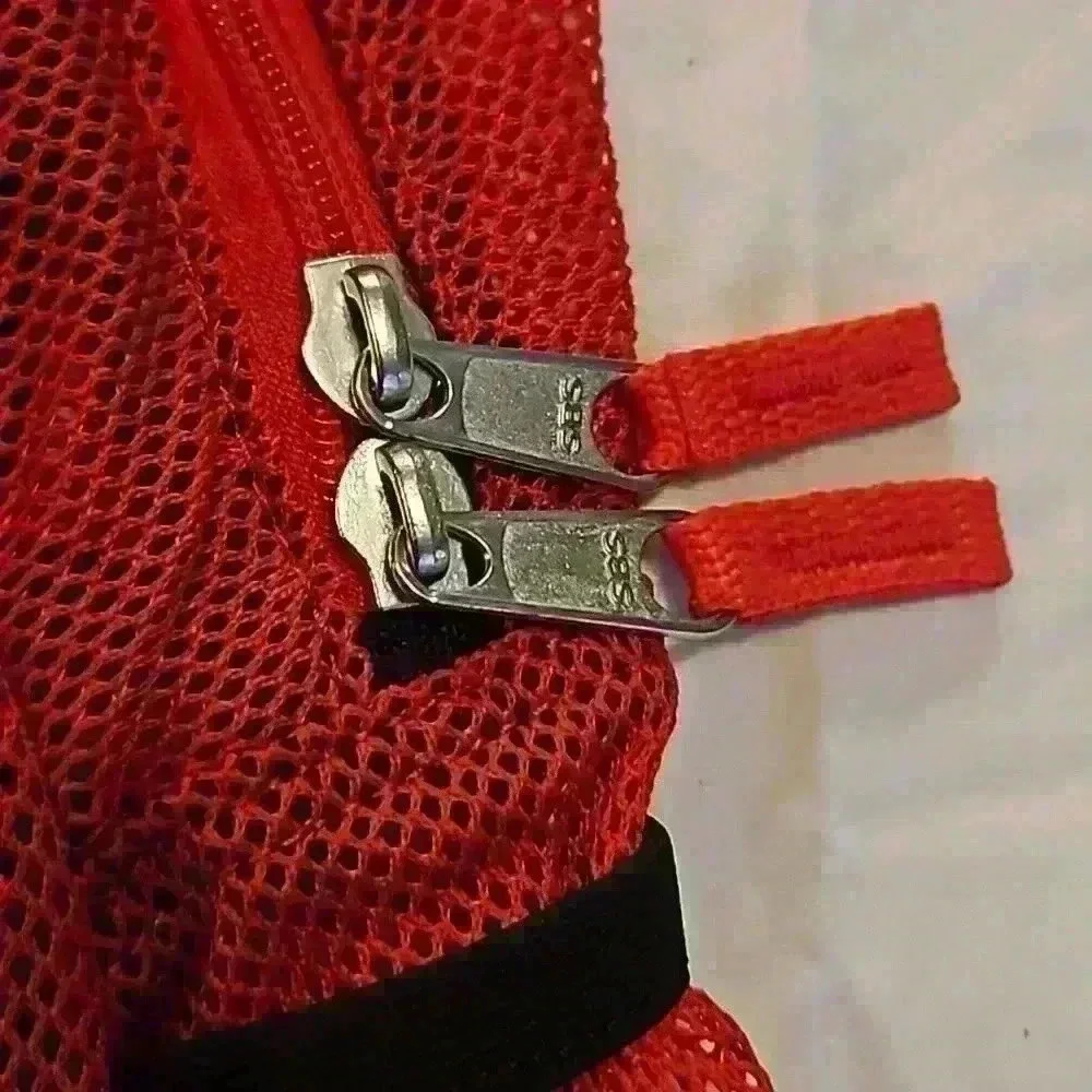 Red Mesh Backpack 